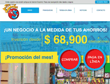 Tablet Screenshot of latienditade3pesos.com
